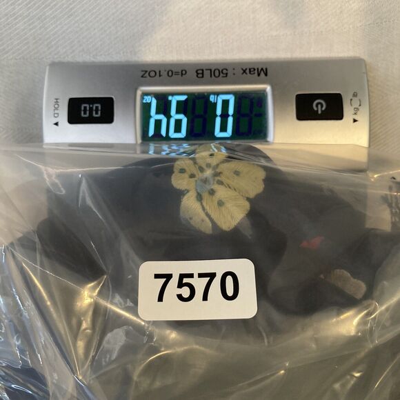 Calypso St. Barth Rodru Floral Embroidered Maxi Silk Dress Handkerchief Hem XL - Picture 15 of 15